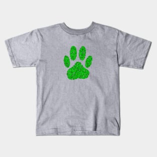 Foliage Dog Paw Kids T-Shirt